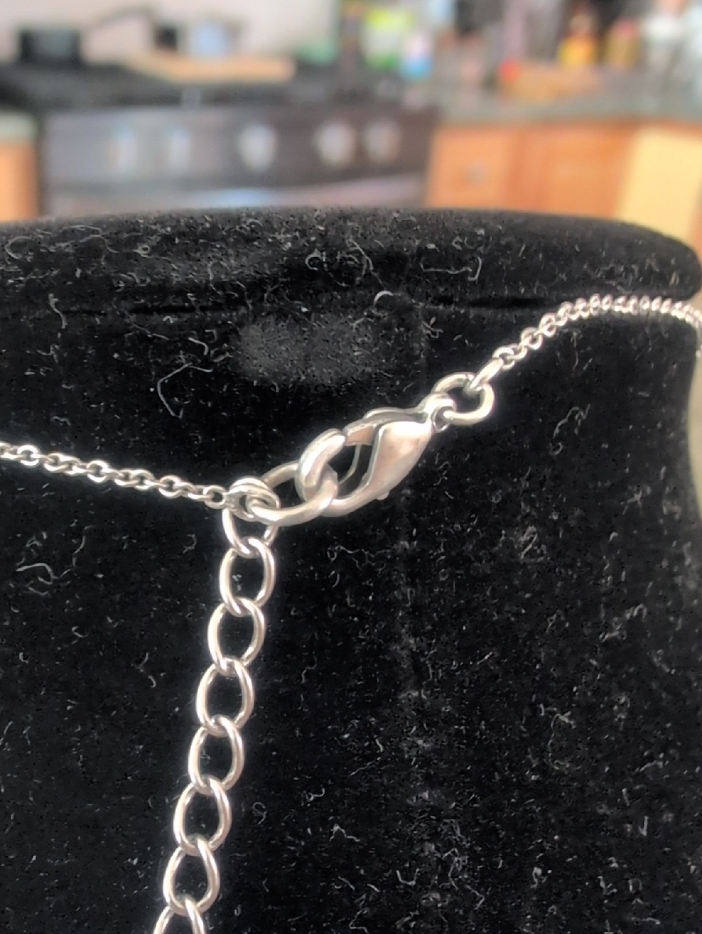 Touchstone Crystal "Belle Fleur" Necklace - Picture 4 of 5